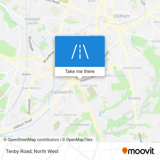 Tenby Road map