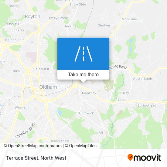Terrace Street map