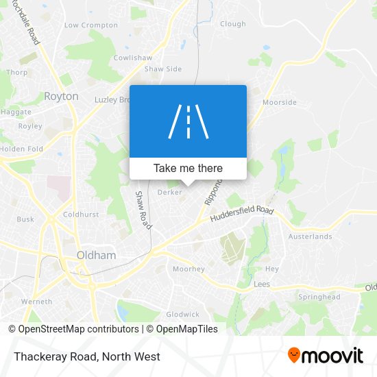 Thackeray Road map