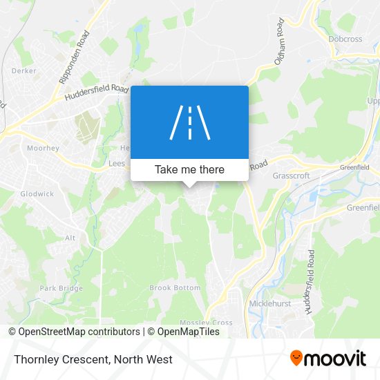 Thornley Crescent map