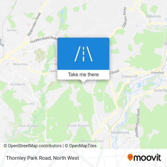 Thornley Park Road map