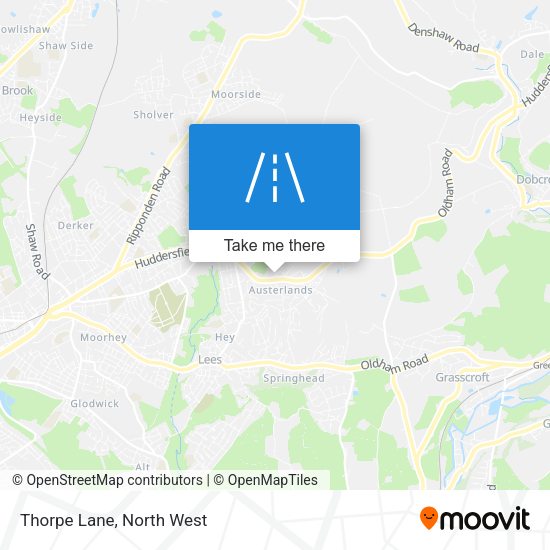 Thorpe Lane map