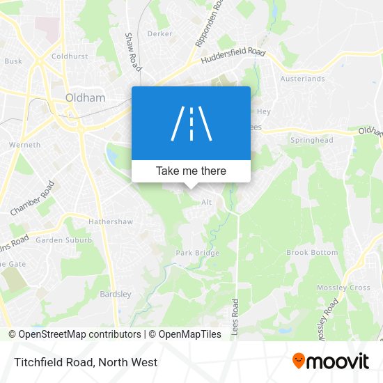 Titchfield Road map