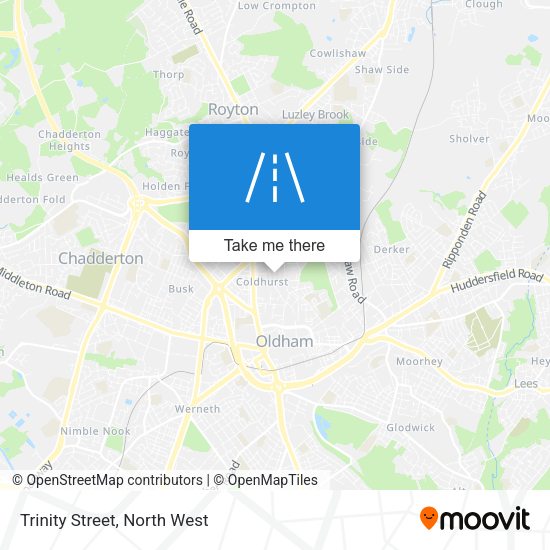 Trinity Street map