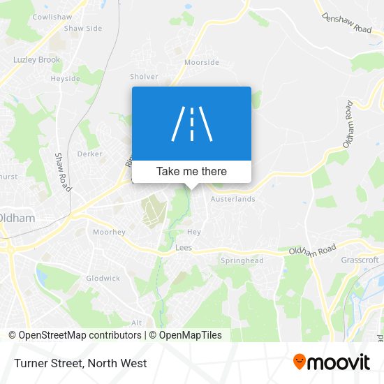 Turner Street map