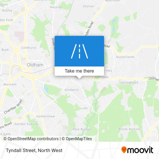 Tyndall Street map