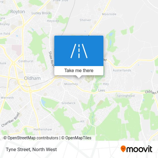 Tyne Street map