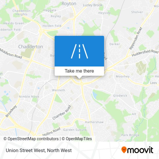 Union Street West map