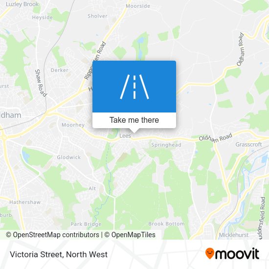 Victoria Street map