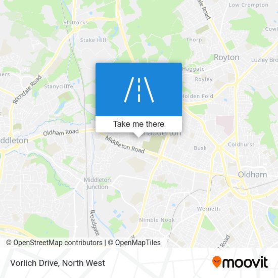 Vorlich Drive map