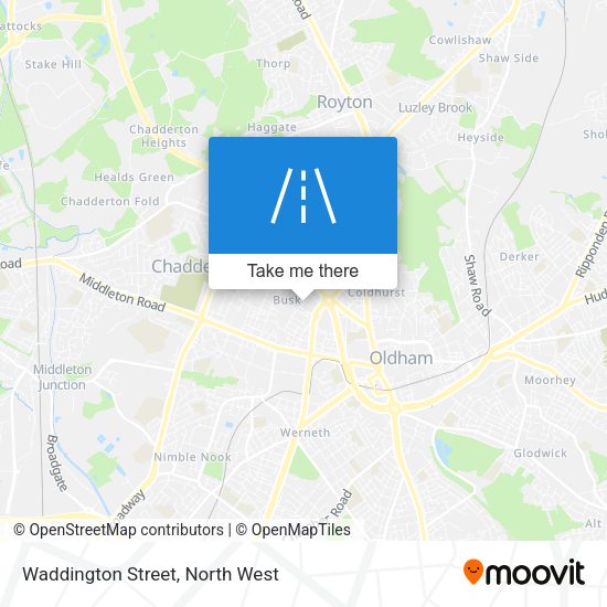 Waddington Street map
