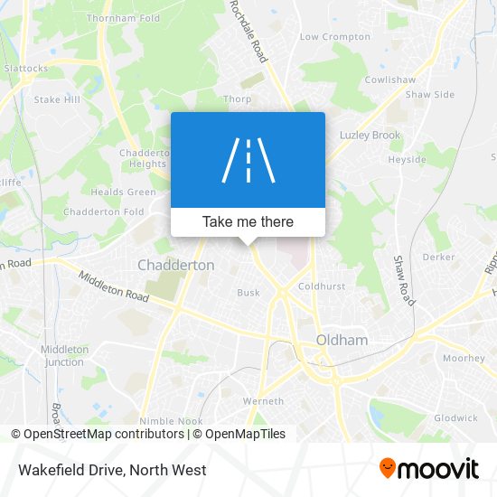 Wakefield Drive map