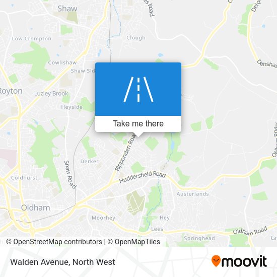 Walden Avenue map