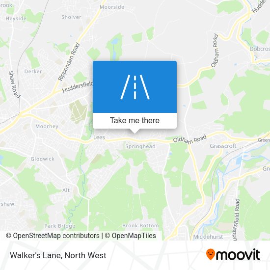 Walker's Lane map