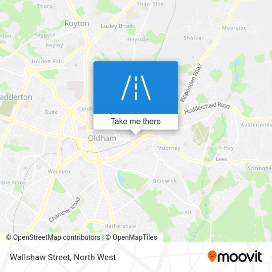 Wallshaw Street map
