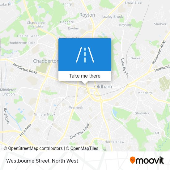 Westbourne Street map