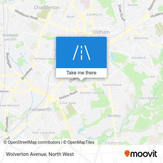 Wolverton Avenue map