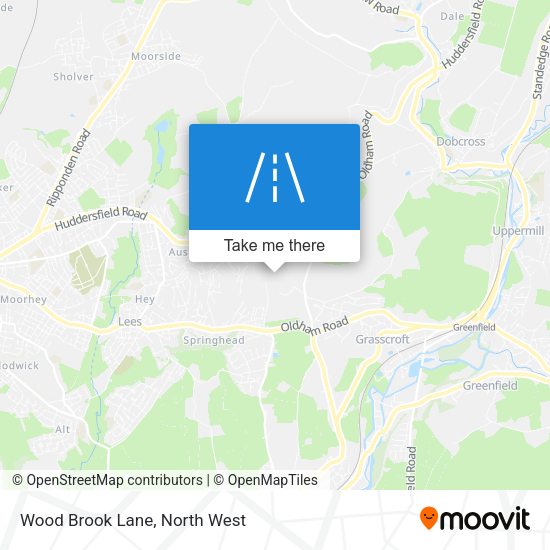 Wood Brook Lane map