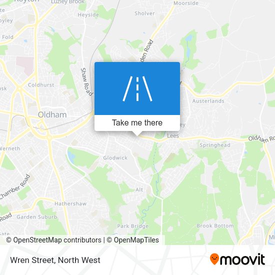 Wren Street map