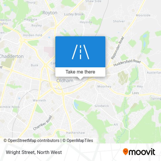 Wright Street map