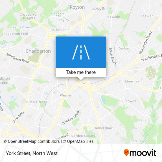 York Street map