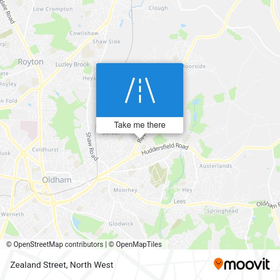 Zealand Street map