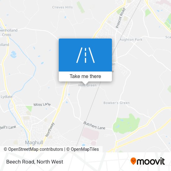 Beech Road map