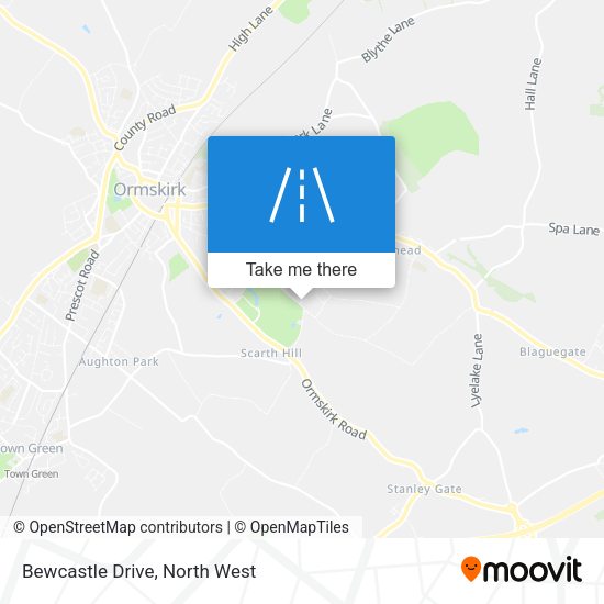 Bewcastle Drive map