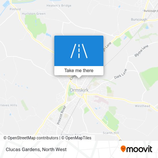 Clucas Gardens map