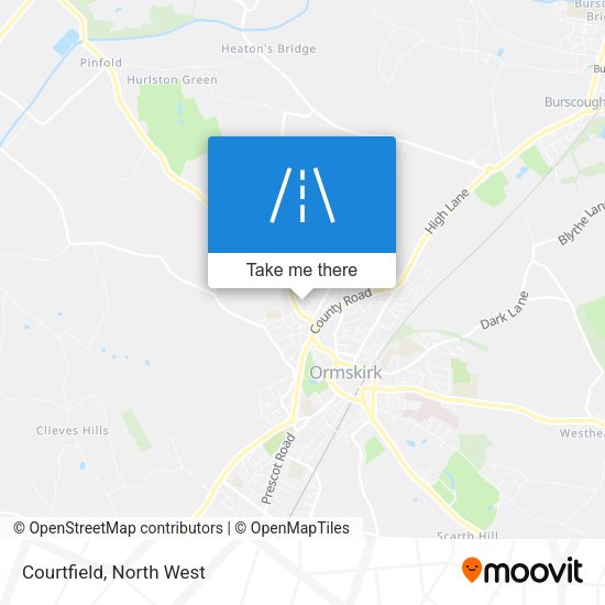 Courtfield map