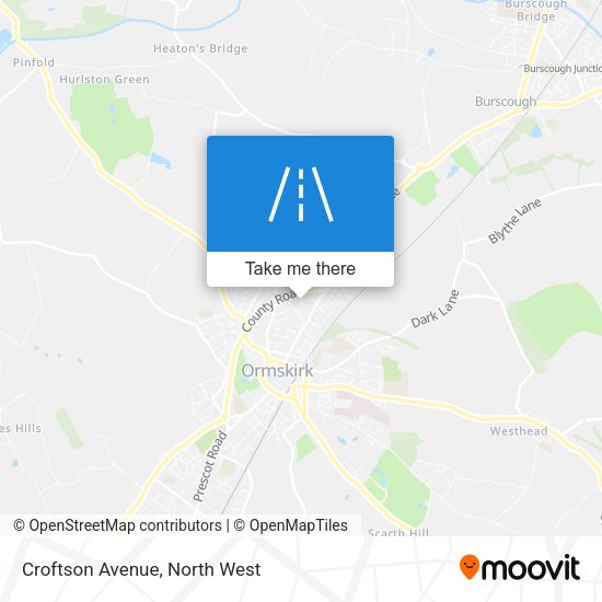 Croftson Avenue map
