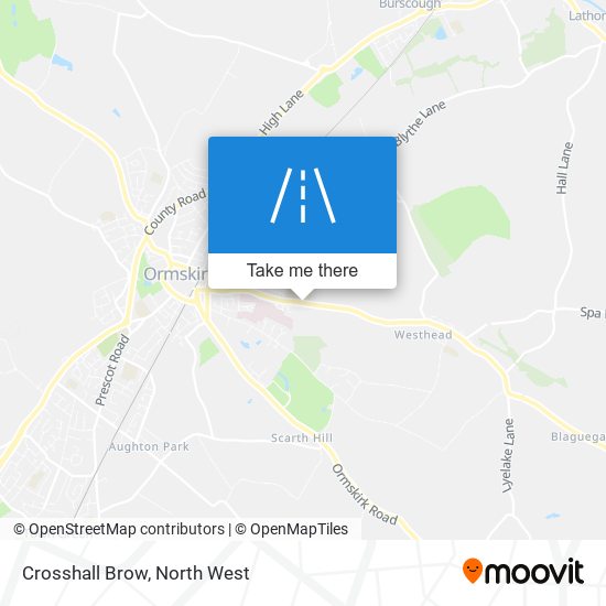 Crosshall Brow map