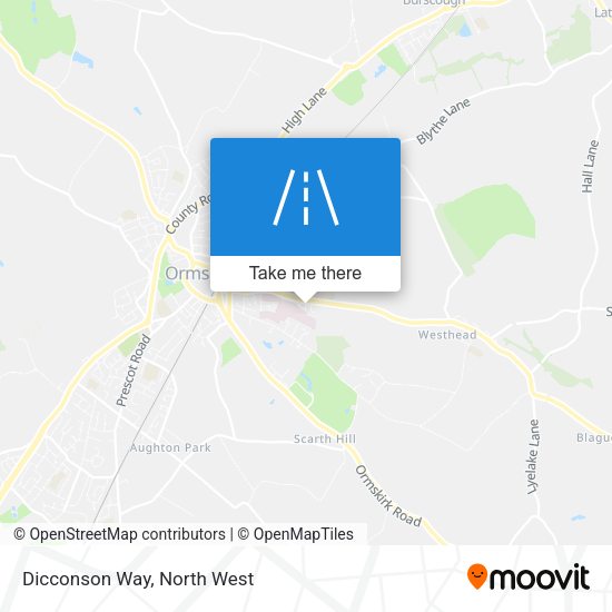 Dicconson Way map