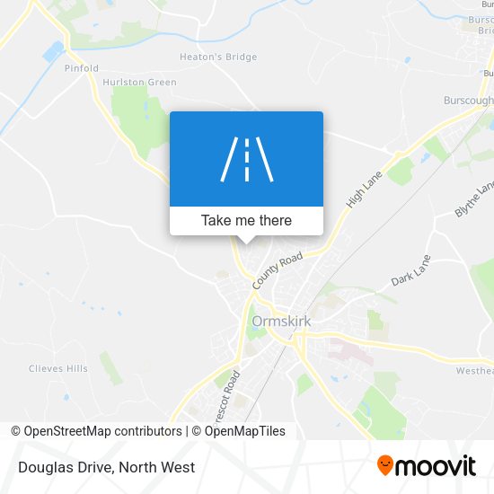 Douglas Drive map