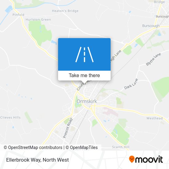 Ellerbrook Way map