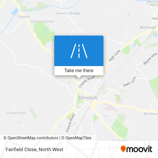 Fairfield Close map