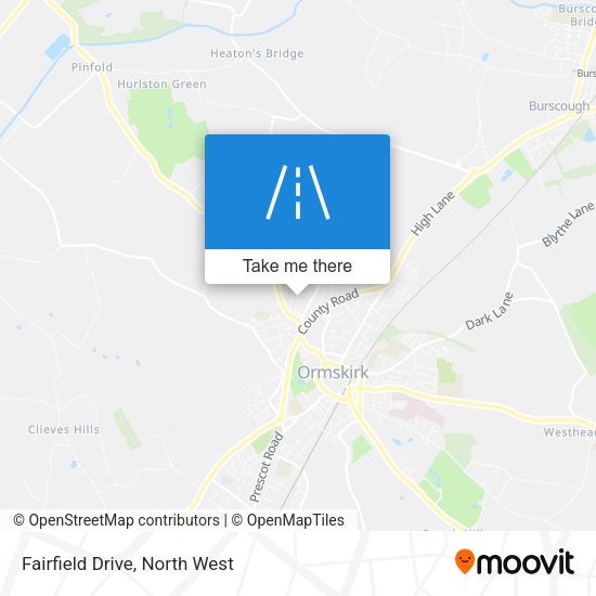 Fairfield Drive map