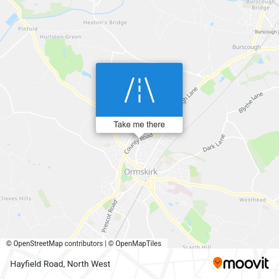 Hayfield Road map