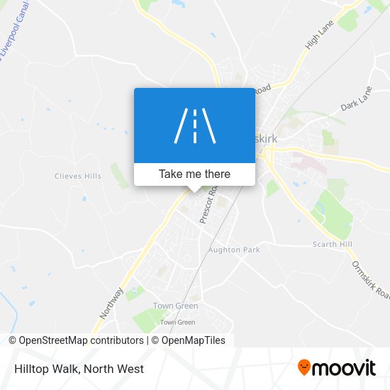 Hilltop Walk map