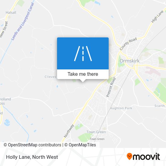 Holly Lane map