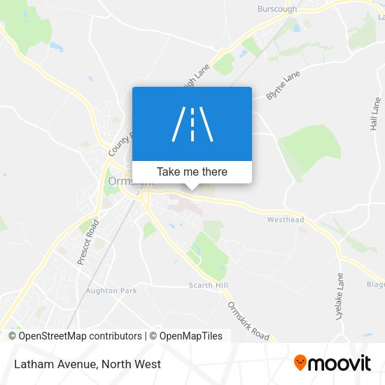 Latham Avenue map