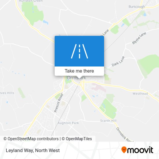 Leyland Way map