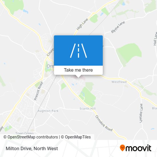 Milton Drive map