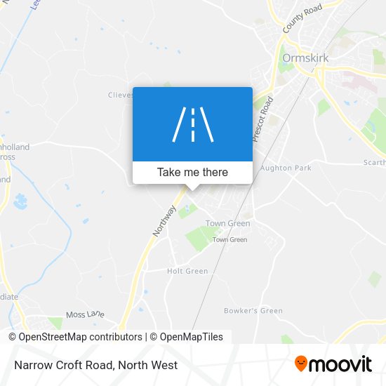 Narrow Croft Road map