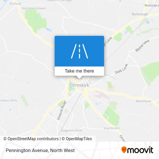 Pennington Avenue map