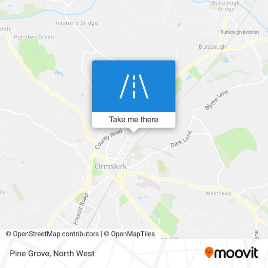 Pine Grove map