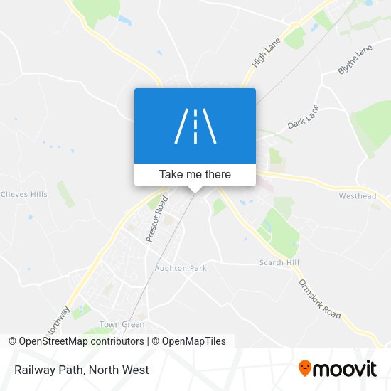 Railway Path map