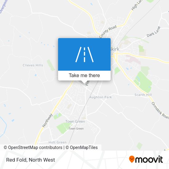 Red Fold map
