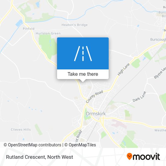 Rutland Crescent map