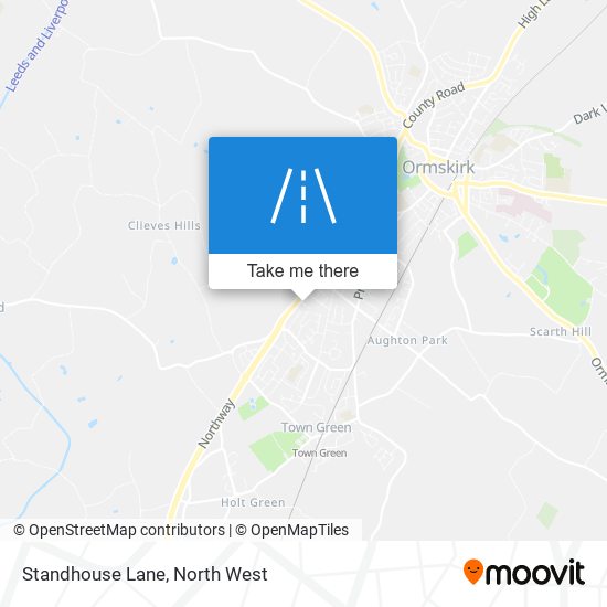 Standhouse Lane map